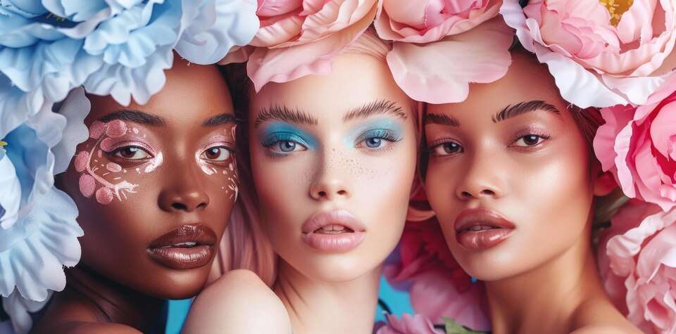 [freepicdownloader.com]-beautiful-women-with-different-skin-colors-wearing-peony-flower-hair-styles-large